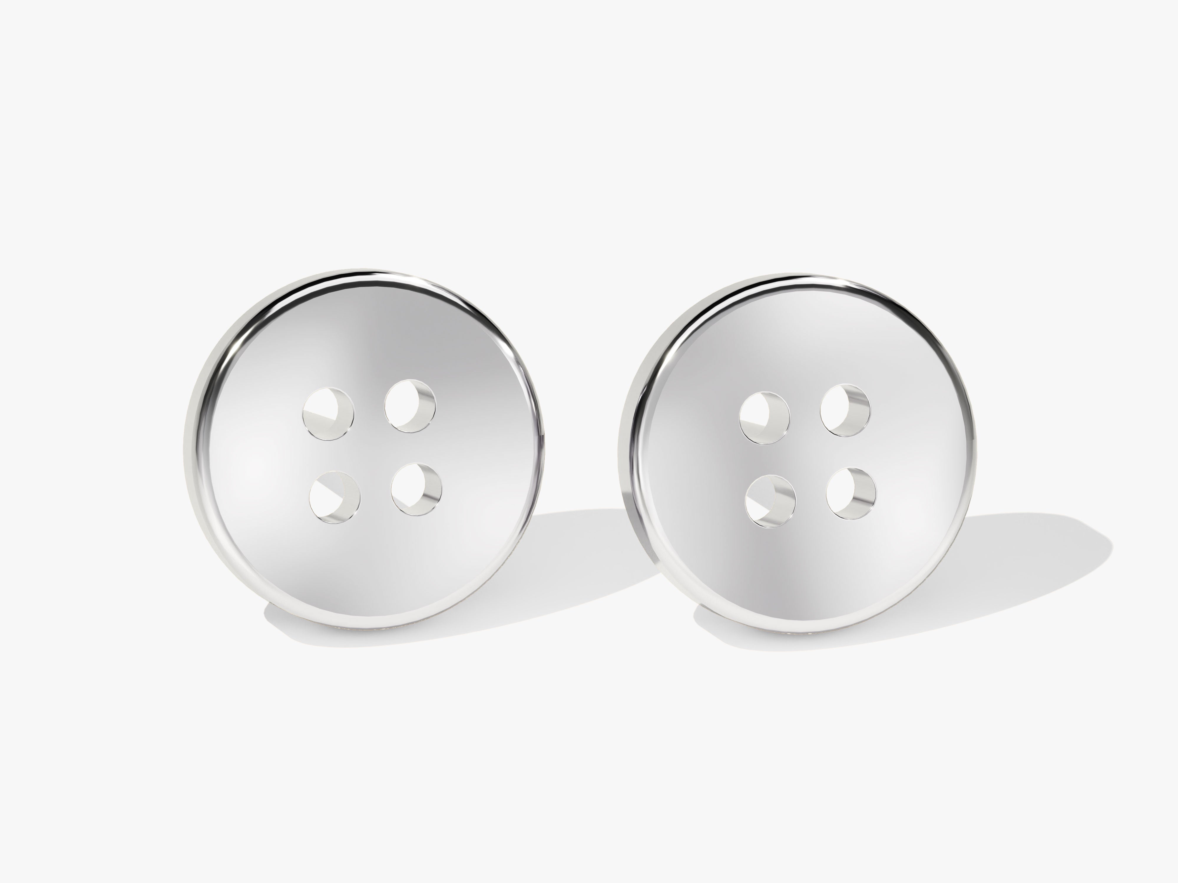 Button Earrings