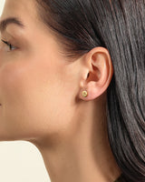 Button Earrings
