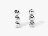 Triple Ball Stud Earrings