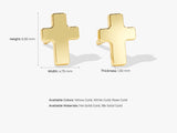 Mini Cross Stud Earrings