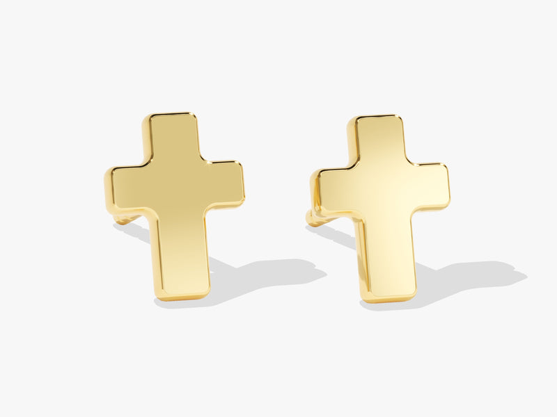 Mini Cross Stud Earrings