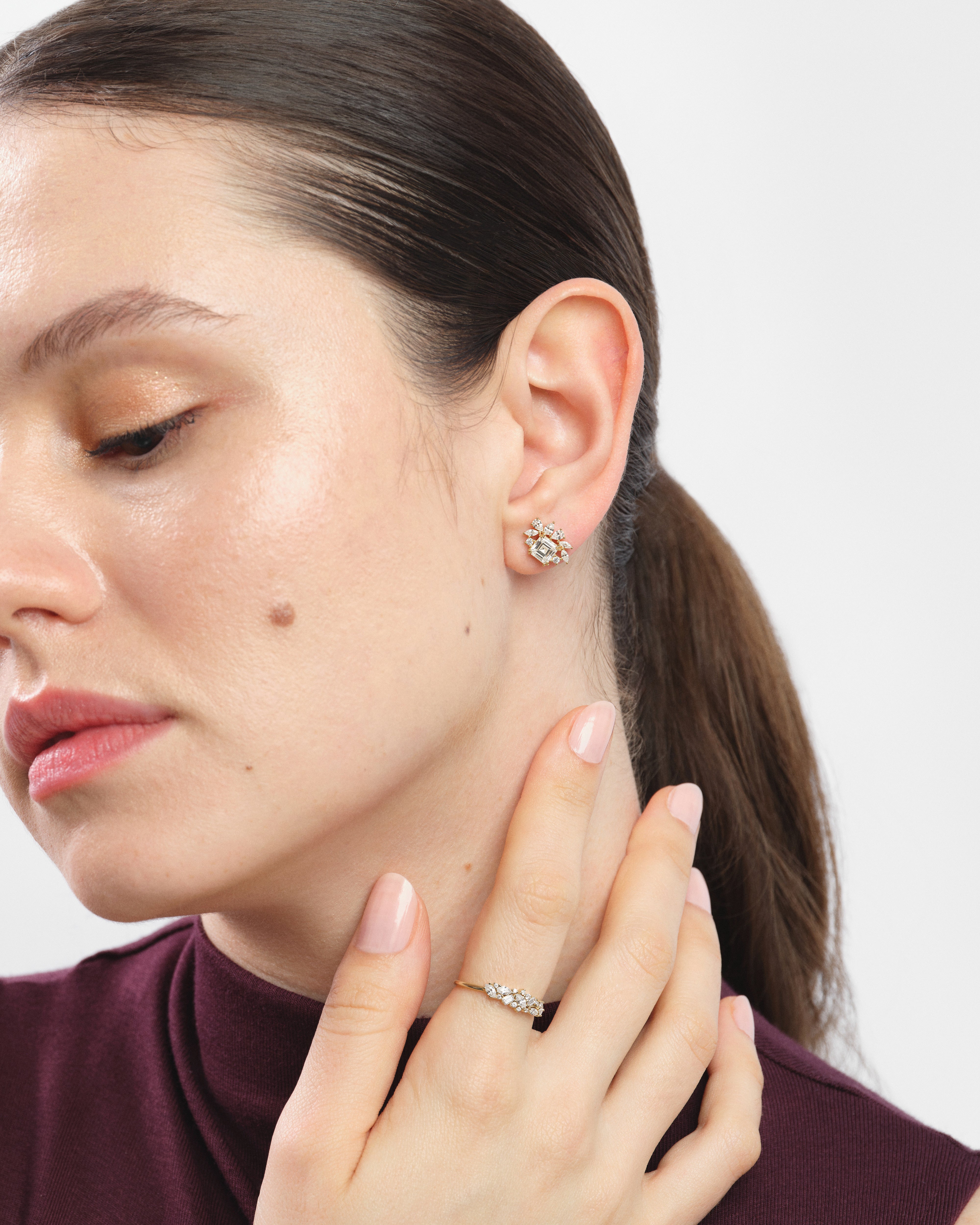 Cluster Earrings