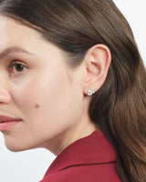 Multi Stone Cluster Earrings