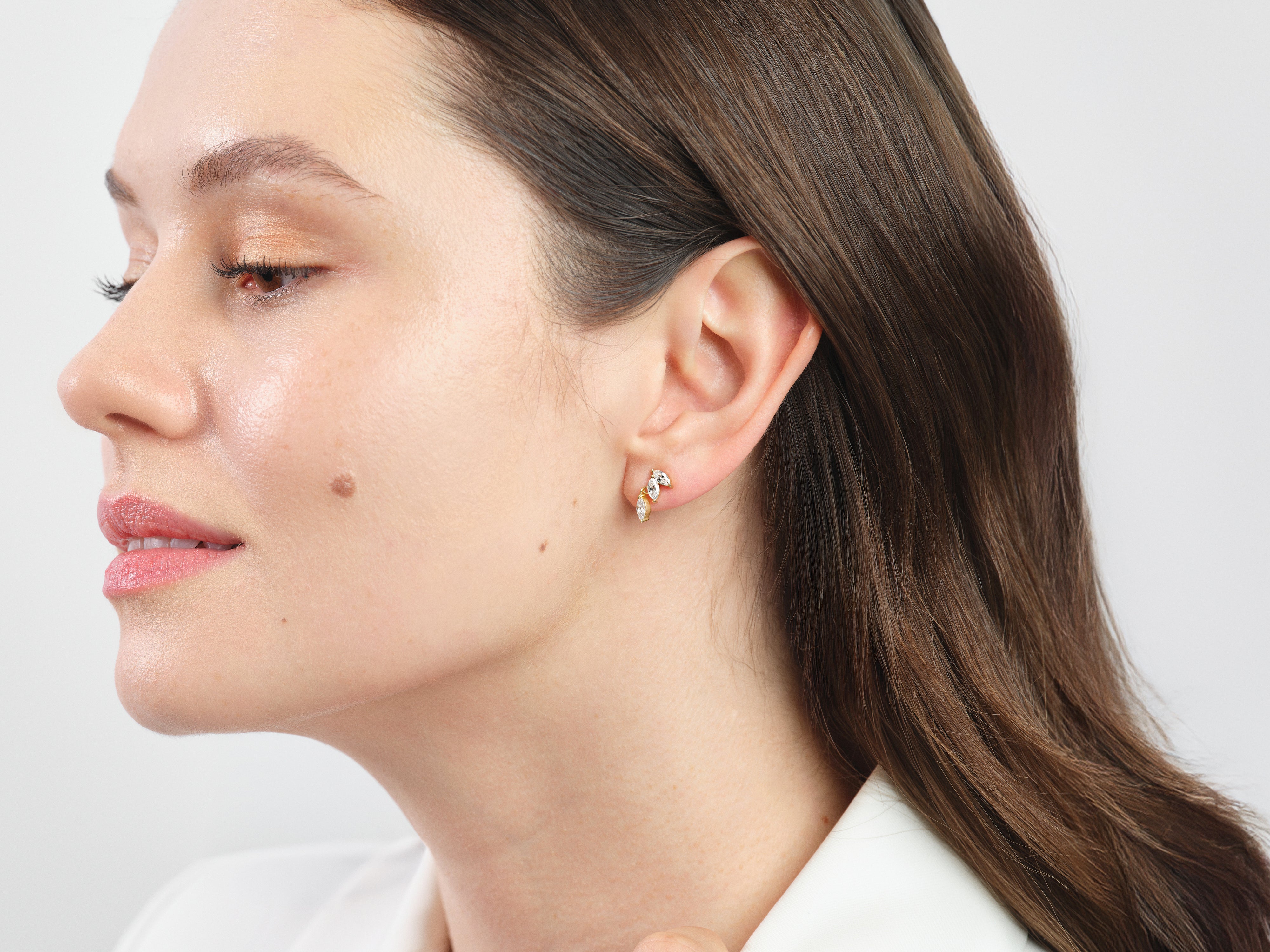 Marquise Stone Drop Earrings