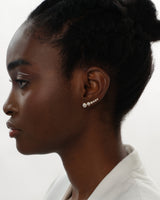 Bezel Climber Earrings