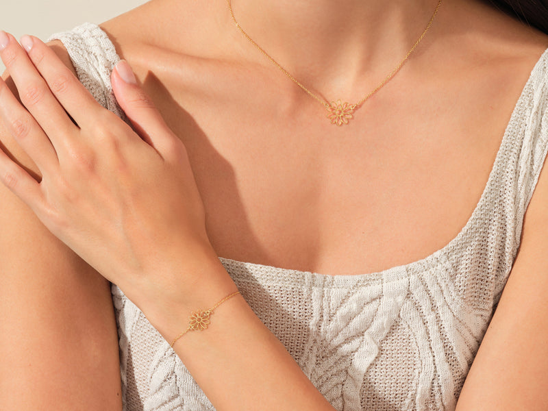 Plain Birthflower Bracelet