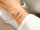 Infinity Birthstone Bracelet