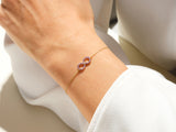 Infinity Birthstone Bracelet