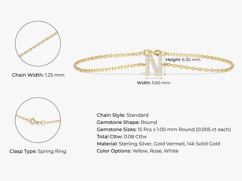 Initial Letter Bracelet