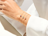 Bezel Set Birthstone Bracelet