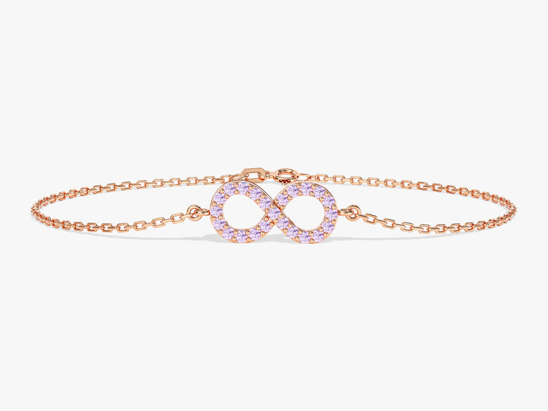 Infinity Birthstone Bracelet
