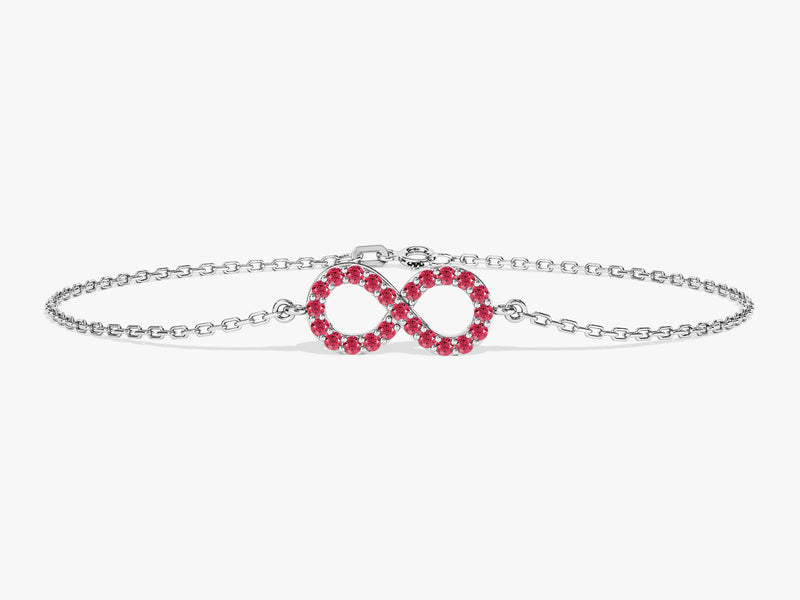 Infinity Birthstone Bracelet