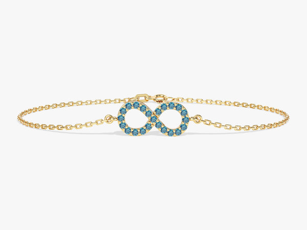 Infinity Birthstone Bracelet