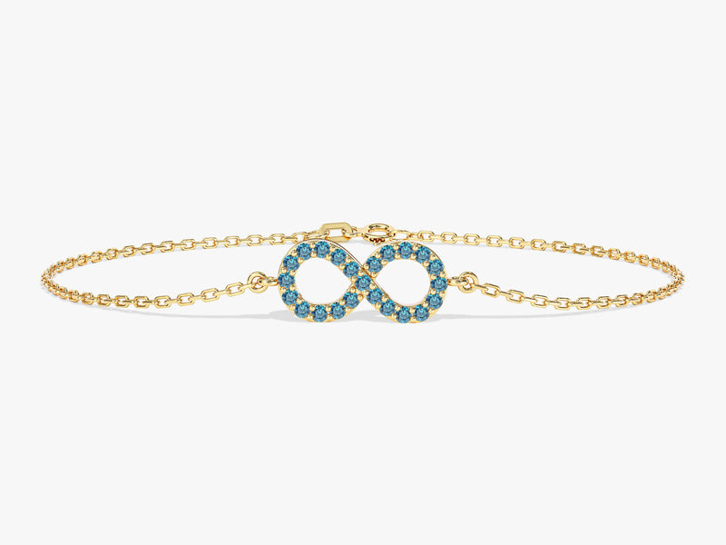 Infinity Birthstone Bracelet