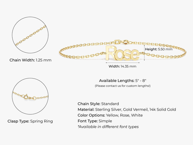 Custom Name Bracelet