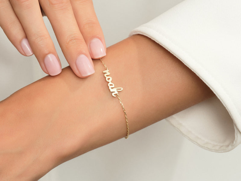 Rolo Chain Name Bracelet