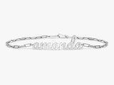Paperclip Chain Name Bracelet