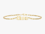 Paperclip Chain Name Bracelet