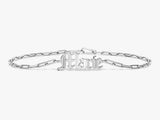 Paperclip Chain Name Bracelet