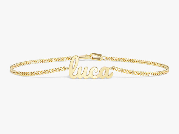Cuban Chain Name Bracelet