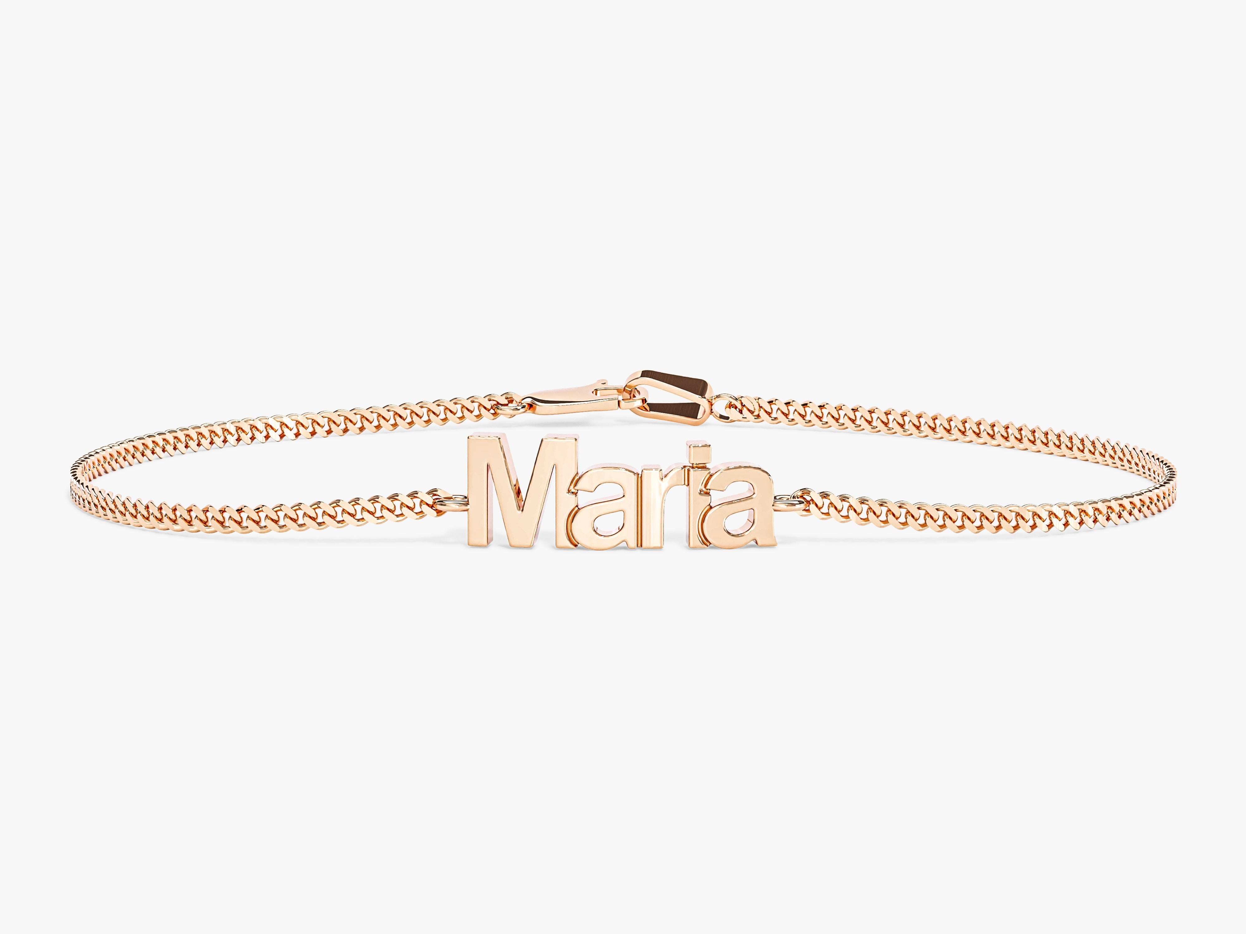 Cuban Chain Name Bracelet
