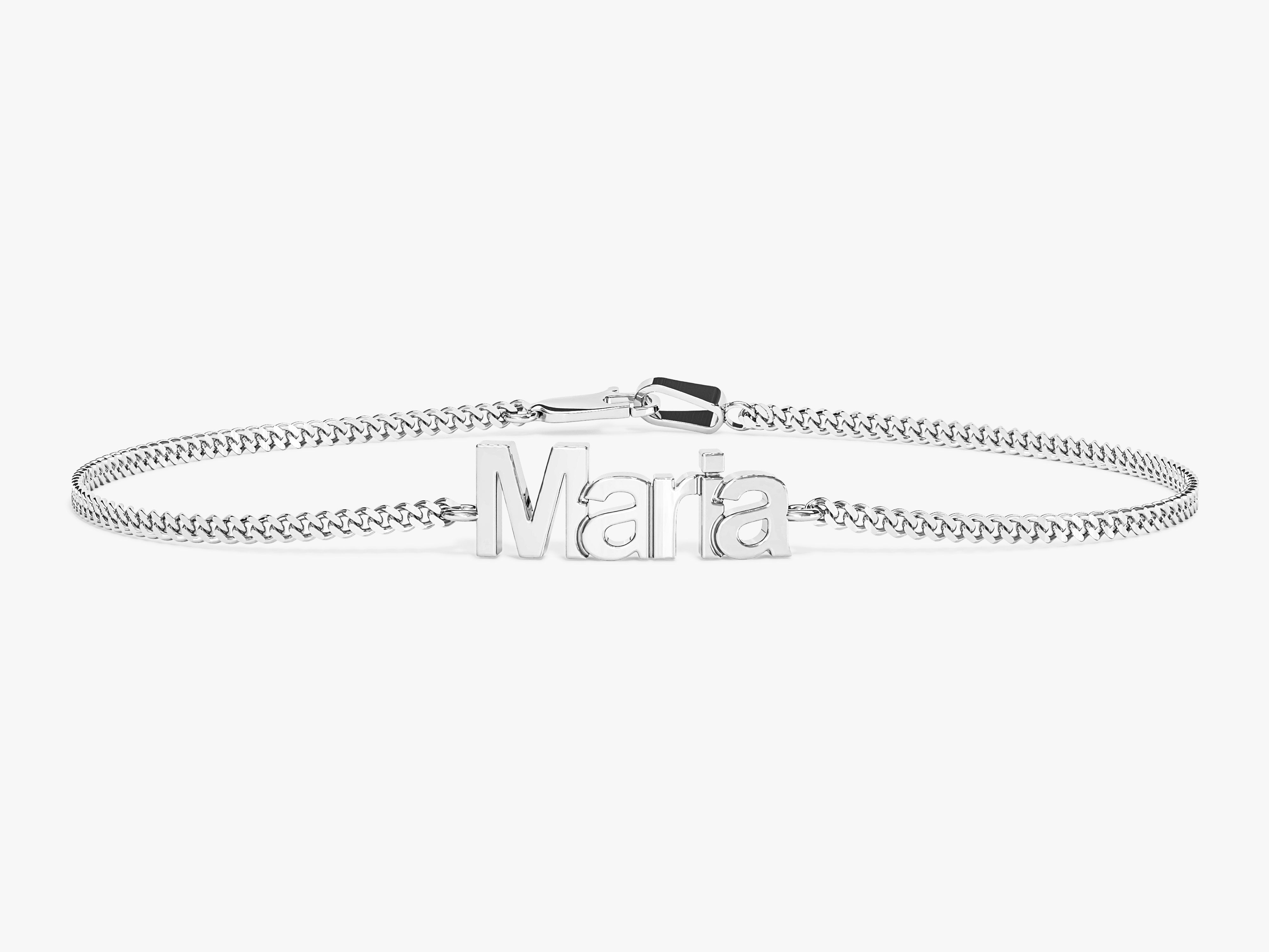 Cuban Chain Name Bracelet