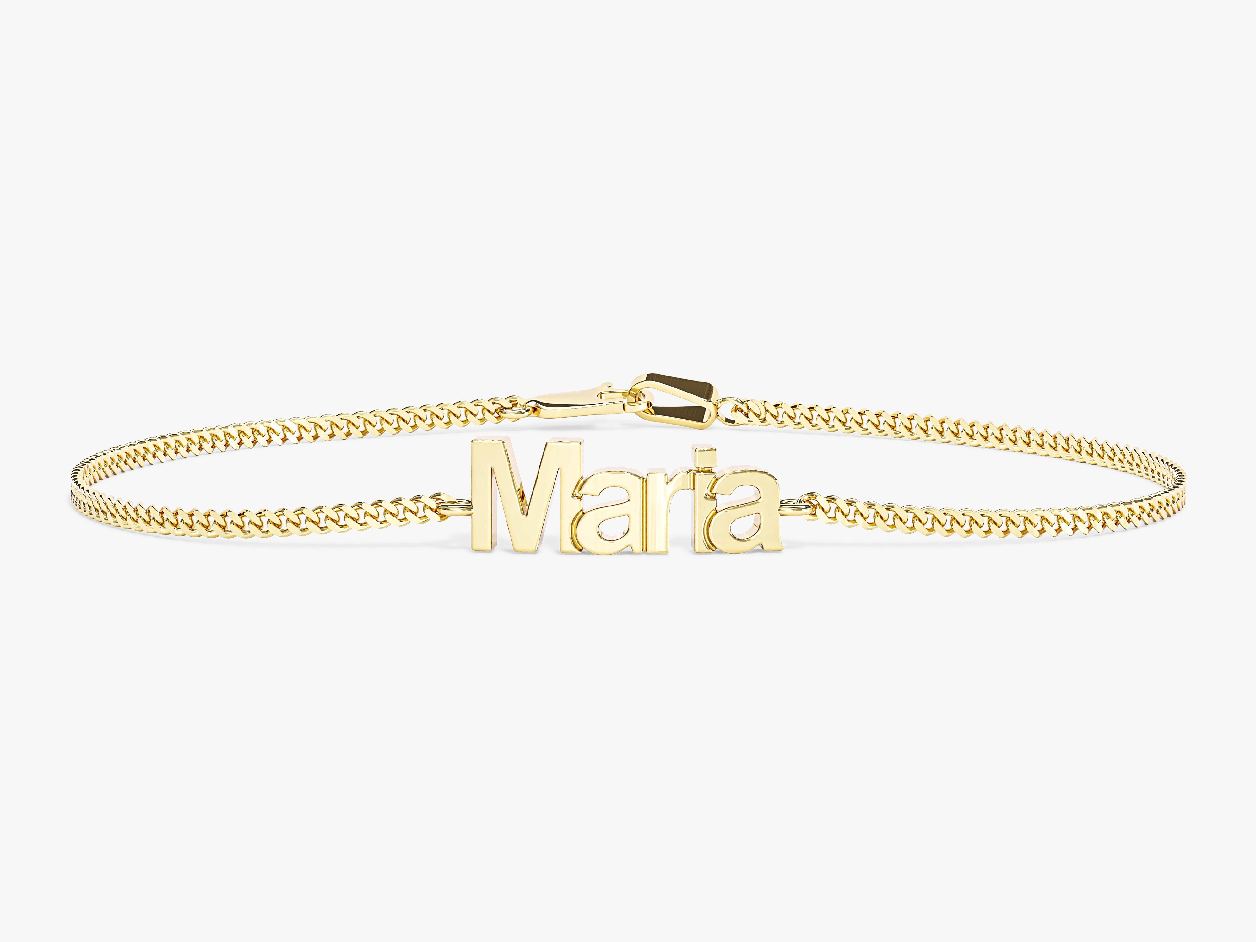 Cuban Chain Name Bracelet