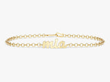 Rolo Chain Name Bracelet