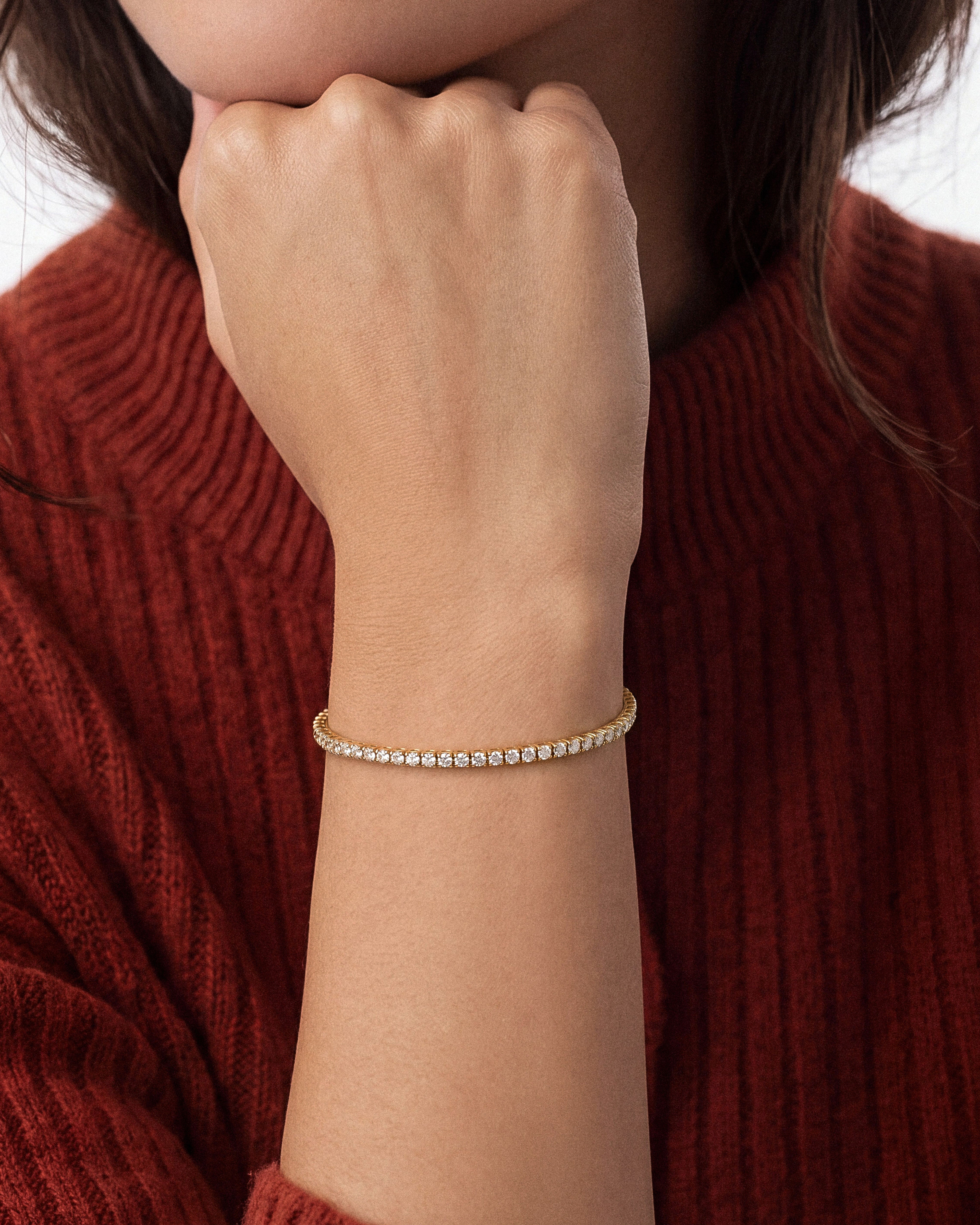 Moissanite Tennis Bracelet (3.00 CT TW)