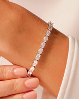 Oval Cut Diamond Tennis Bracelet