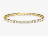 Oval Cut Lab Diamond Tennis Bracelet