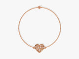 Heart Shaped Leaf Bracelet