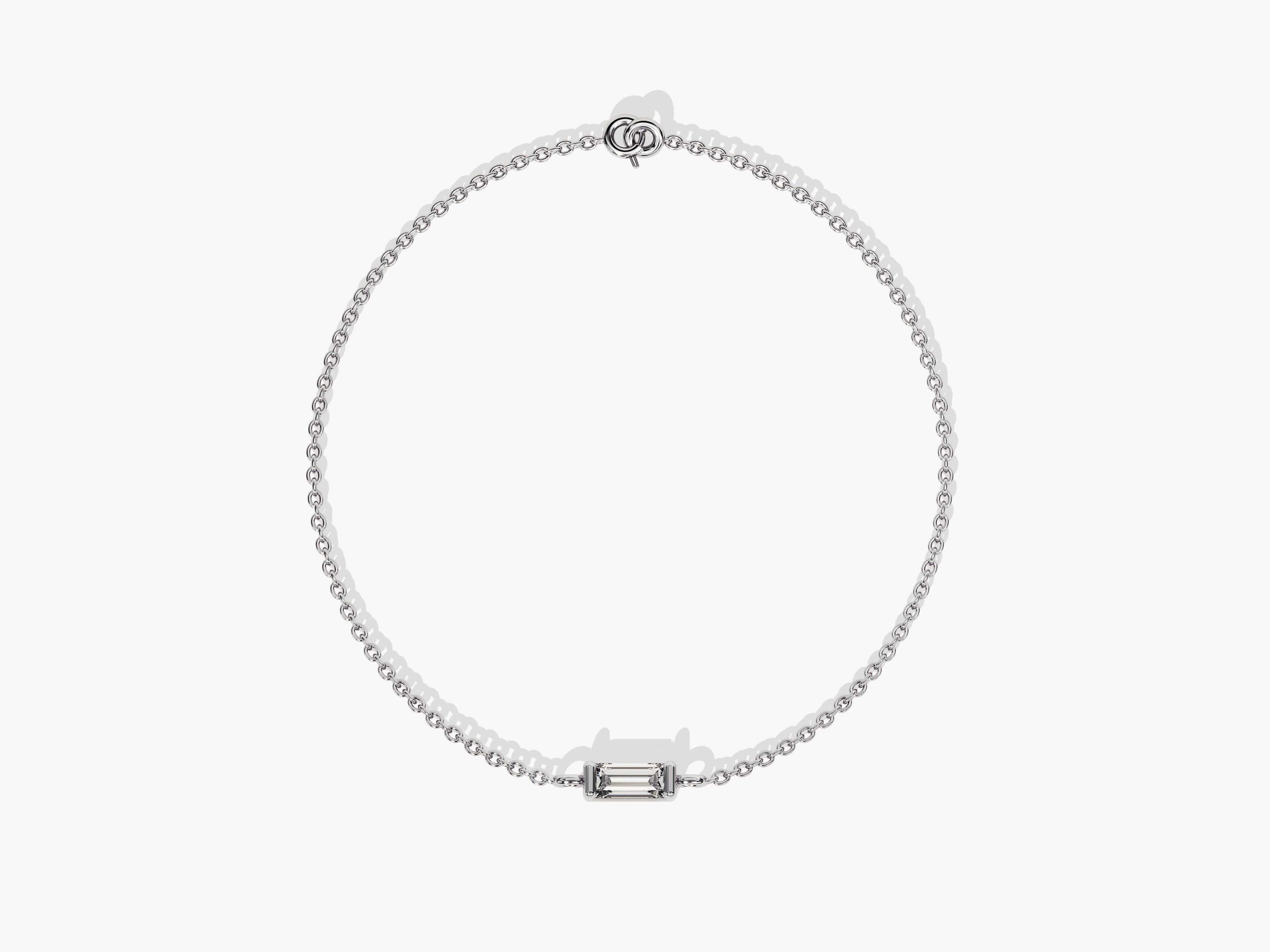 Solo Baguette Cut Bracelet