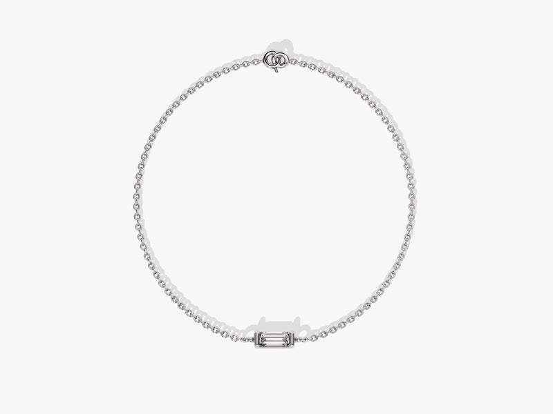 Solo Baguette Cut Bracelet
