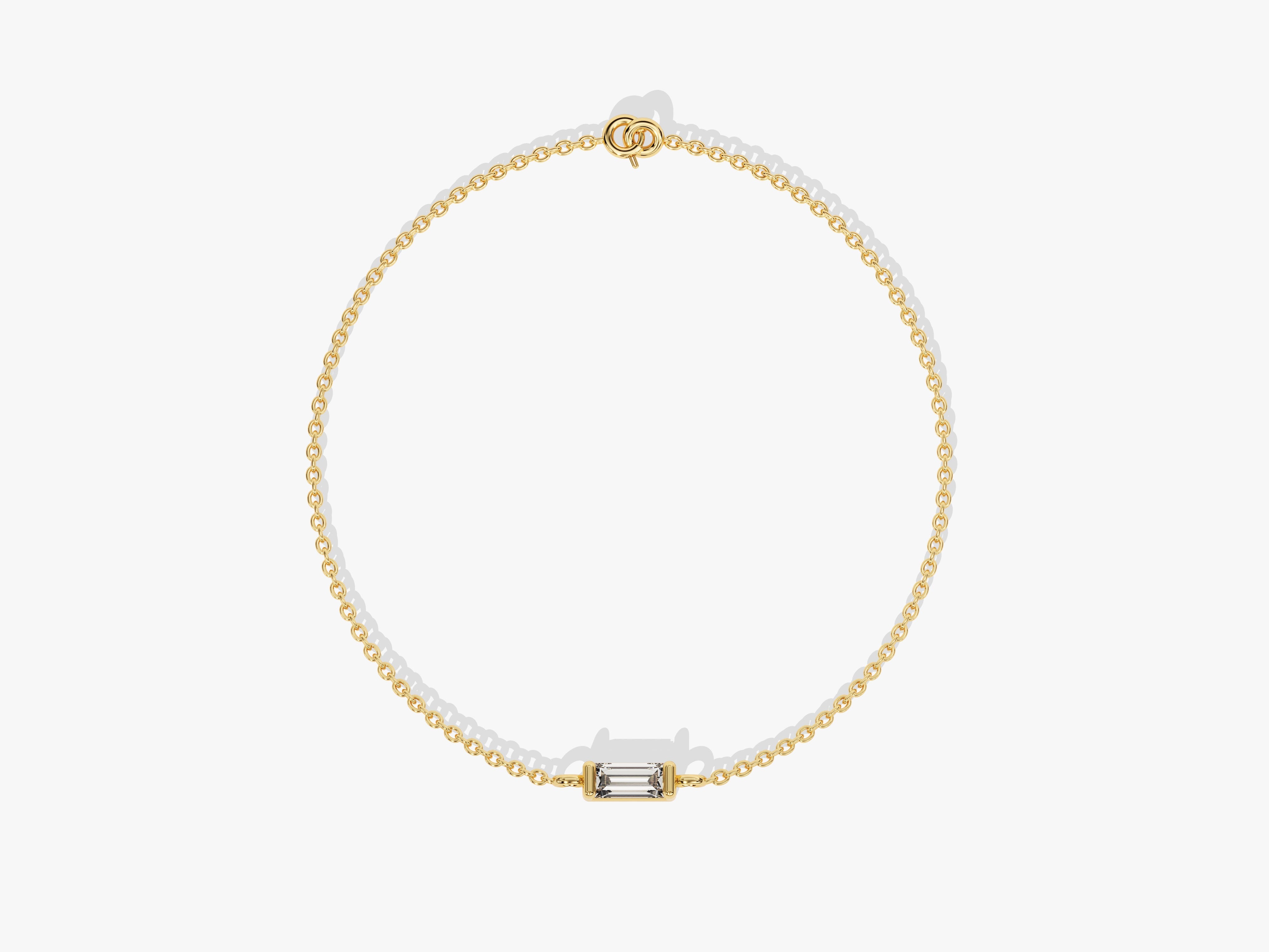 Solo Baguette Cut Bracelet