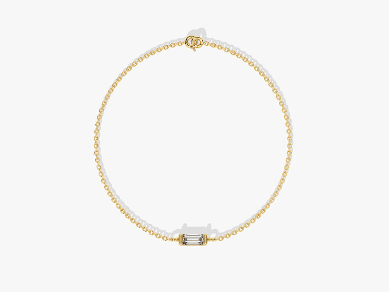 Solo Baguette Cut Bracelet