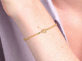 Infinity Heart Birthstone Bracelet