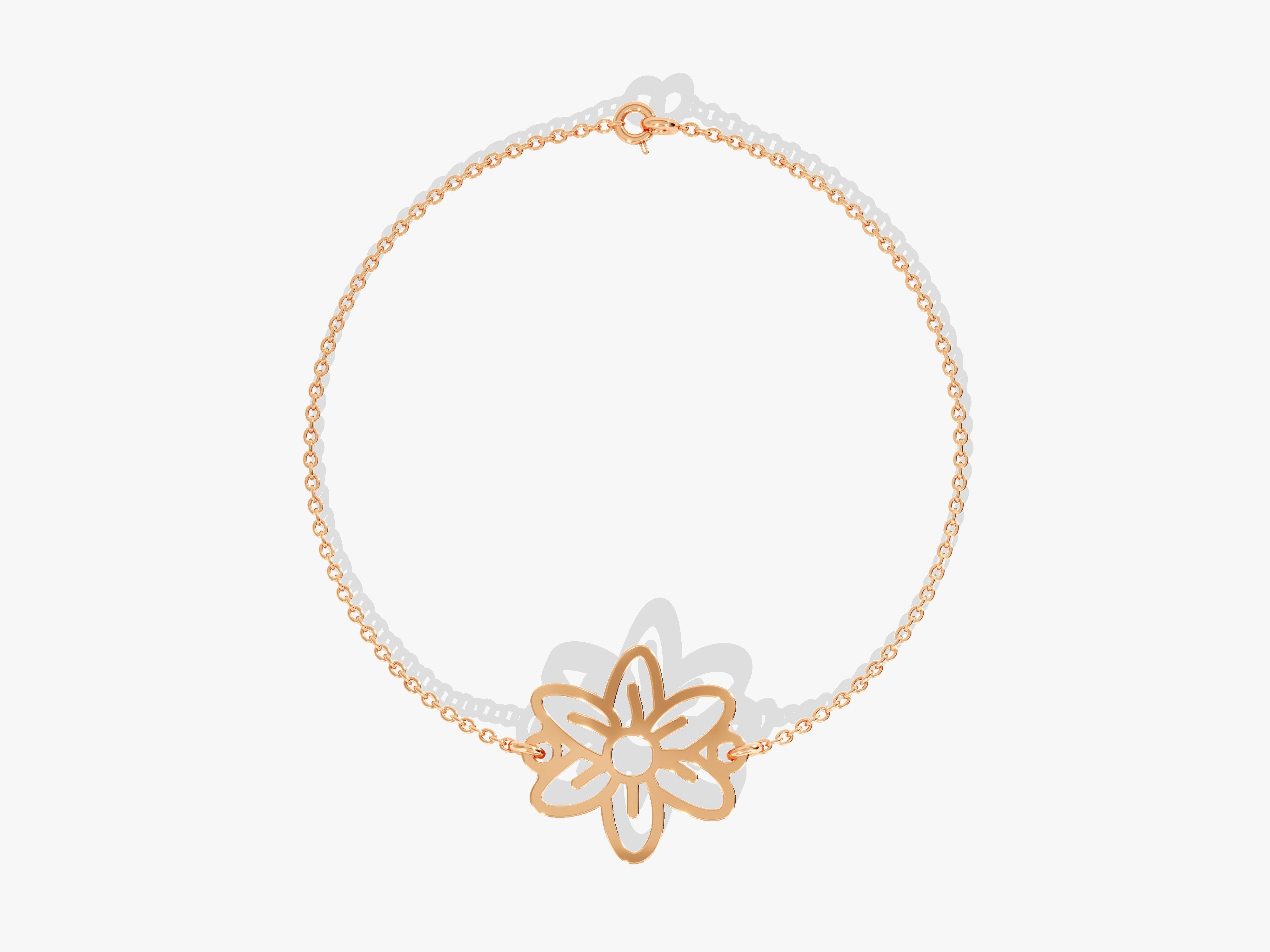 Plain Birthflower Bracelet