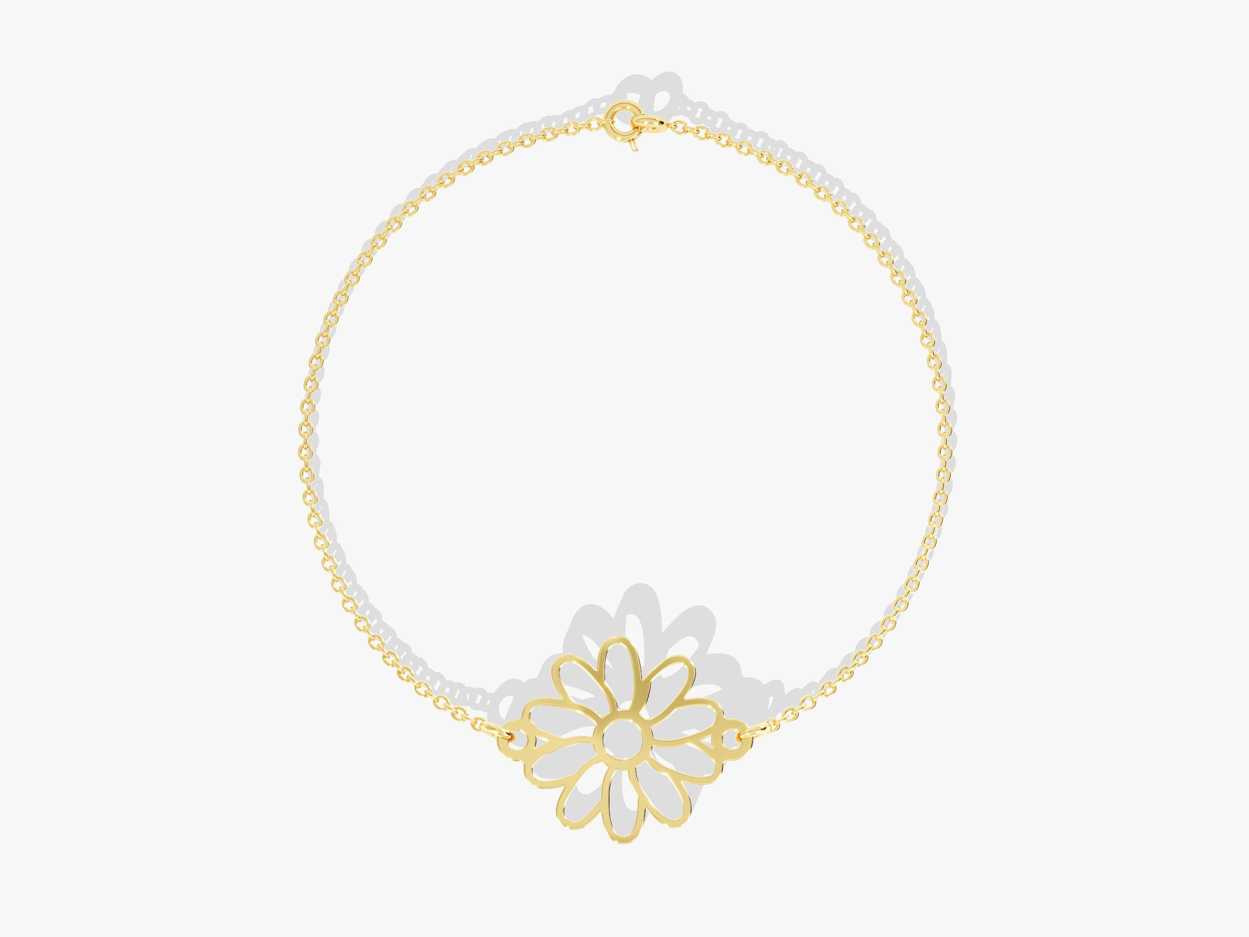 Plain Birthflower Bracelet