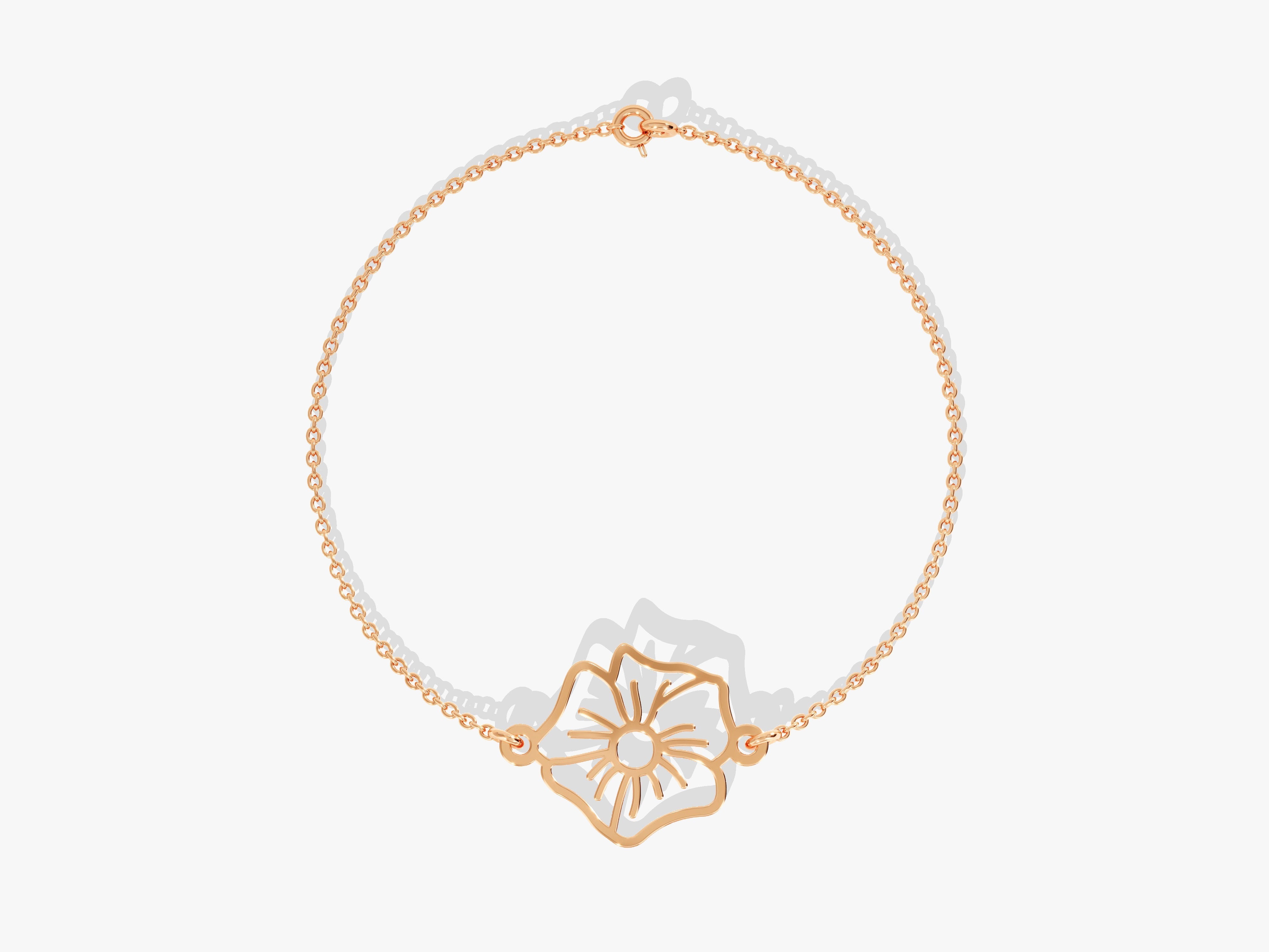 Plain Birthflower Bracelet