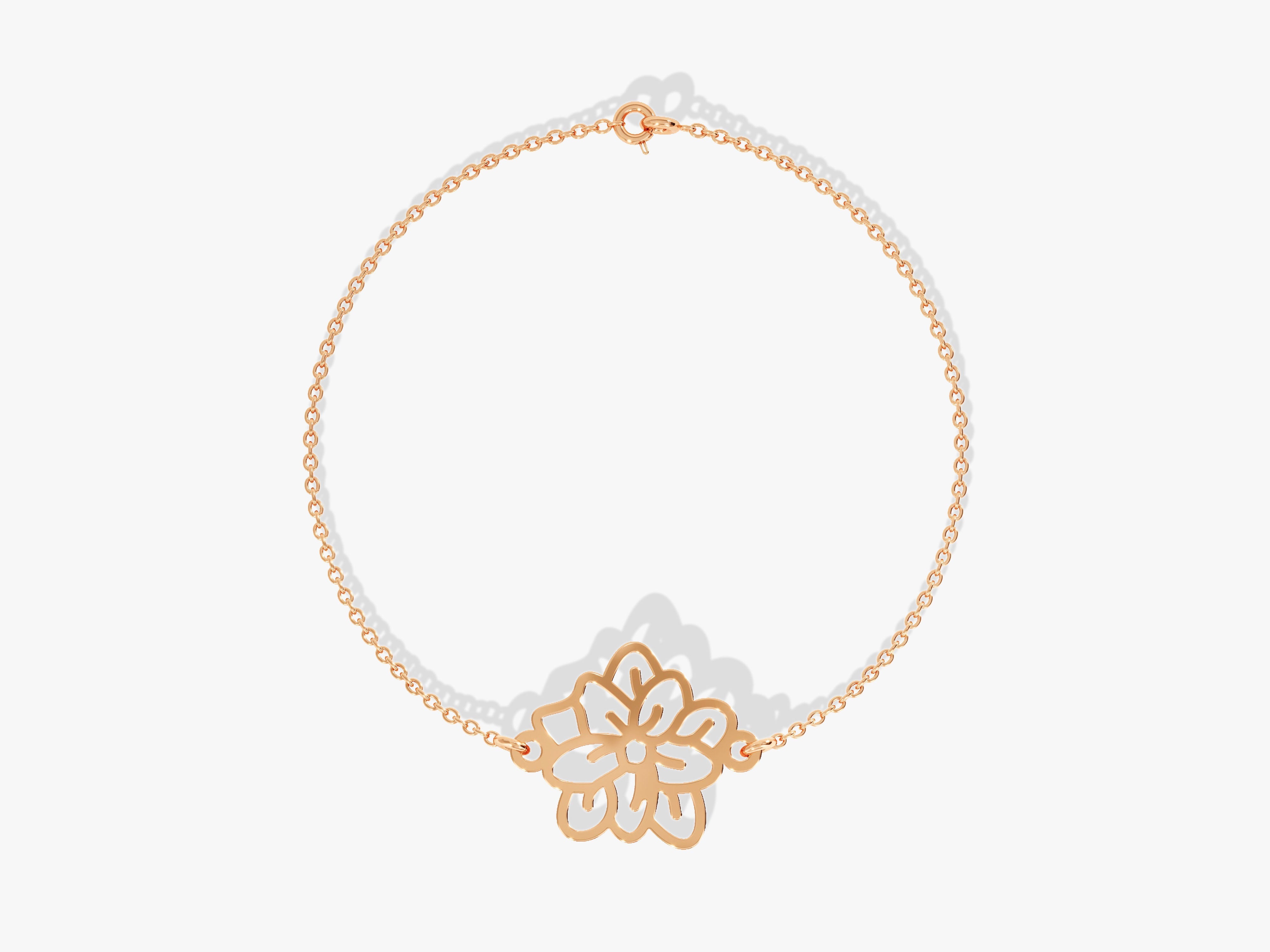 Plain Birthflower Bracelet