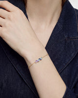 Oval Multi Birthstone Bracelet