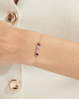 Oval Multi Birthstone Bracelet