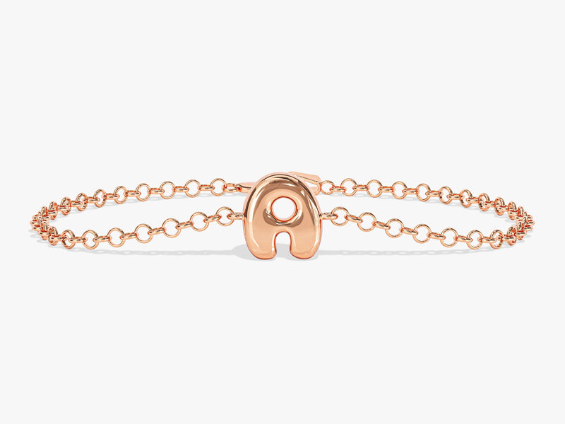 Bubble Initial Bracelet