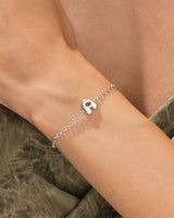 Bubble Initial Bracelet