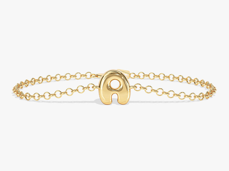 Bubble Initial Bracelet