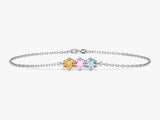 Round-Cut Multi-Stone Birthstone Family Bracelet