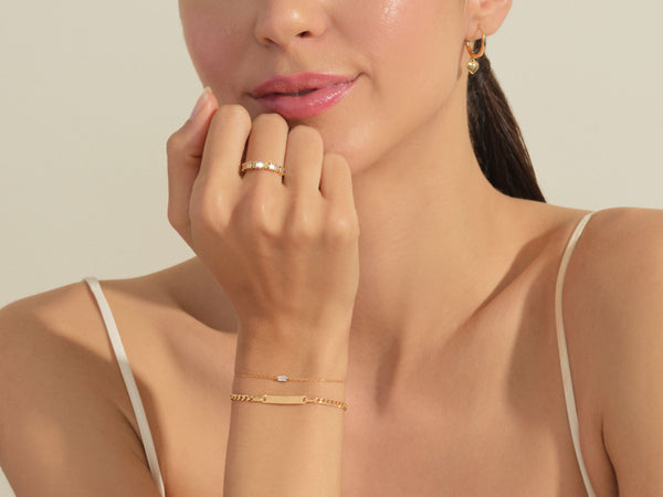 Solo Baguette Cut Bracelet