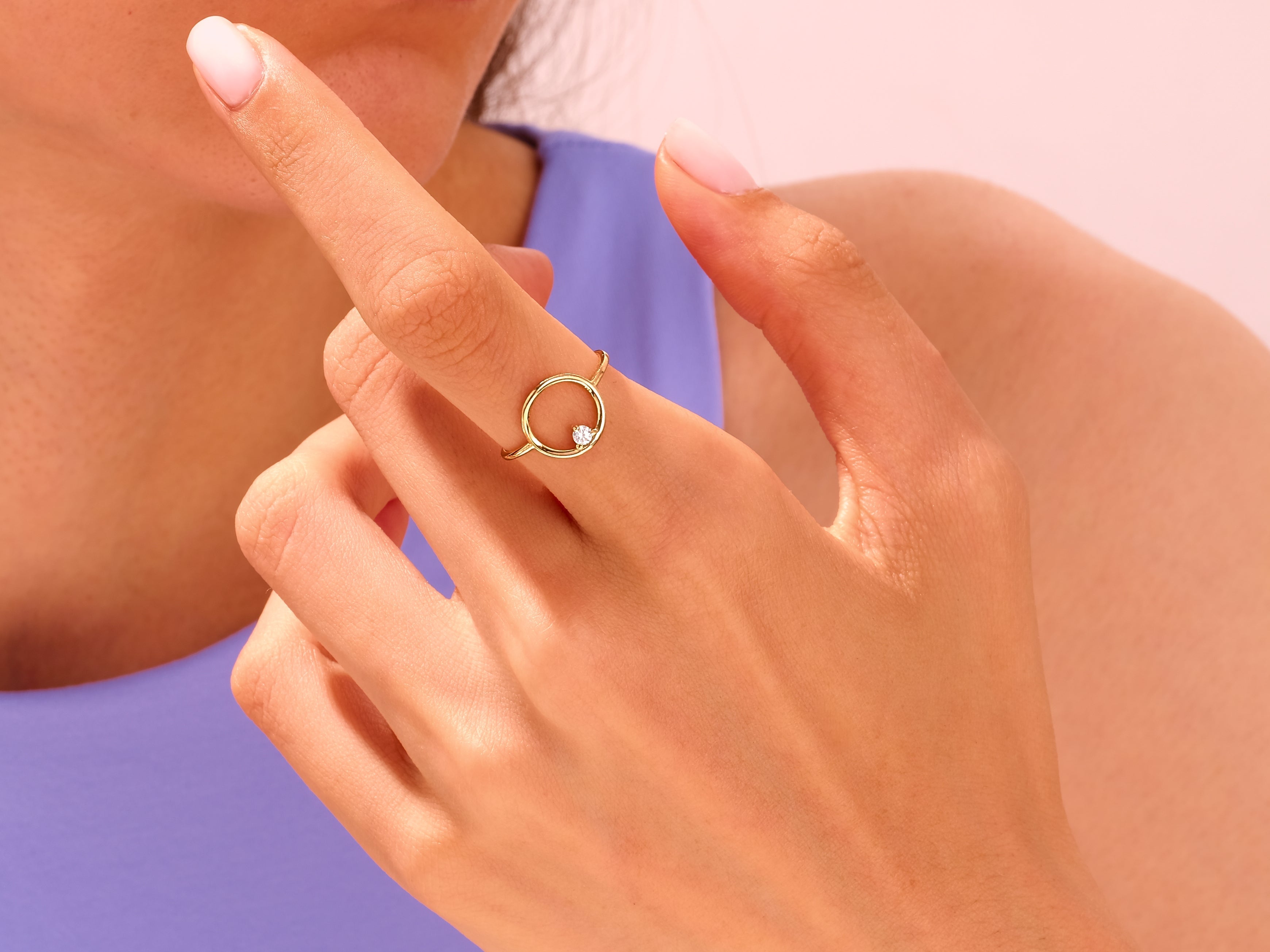 Open Circle Ring