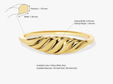 Wave Signet Ring